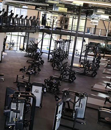New equipment in the gym